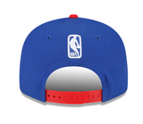 Men's Detroit Pistons NBA New Era Royal Blue/Red 9Fifty Two Tone Snapback Hat