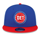 Men's Detroit Pistons NBA New Era Royal Blue/Red 9Fifty Two Tone Snapback Hat