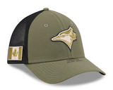 Youth/Child Toronto Blue Jays MLB 2026 Armed Forces 39THIRTY M-Crown Flex-Fit Hat