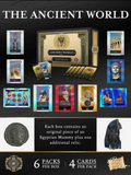 2026 Pieces of the Past Ancient World Hobby Box 6 Packs per Box 4 Cards per Pack 2 Relics per Box
