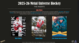 2025/26 Upper Deck Skybox Metal Universe Hockey Blaster Box 5 Packs Per Box, 6 Cards Per Pack