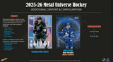 2025/26 Upper Deck Skybox Metal Universe Hockey Blaster Box 5 Packs Per Box, 6 Cards Per Pack