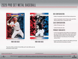 2026 Leaf Pro Set Metal Baseball Hobby Box 10 Cards Per Box