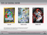 2026 Leaf Baseball Nation Hobby Box 6 Packs Per Box, 4 Cards Per Pack