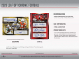 2026 Leaf Optichrome Football Hobby Box 8 Cards Per Box