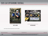 2026 Leaf Optichrome Football Hobby Jumbo Box 15 Cards Per Box