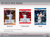 2026 Leaf Pro Set Metal Baseball Hobby Jumbo Box 20 Cards Per Box