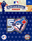 2026 Toronto Blue Jays 50th Team Anniversary Logo Clothing Jersey Woven Patch