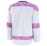 Men's Montreal Canadiens Fanatics White Hockey Fights Cancer Practice Jersey