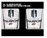Carolina Hurricanes 2026 Stanley Cup Champions Two-Piece 16oz. Mixing Glass Set