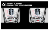 Carolina Hurricanes 2026 Stanley Cup Champions Two-Piece 2oz. Shot Glass Set
