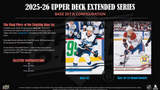 2025/26 Upper Deck Extended Series Hockey Blaster Box 4 Packs Per Box, 12 Cards Per Pack