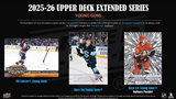 2025/26 Upper Deck Extended Series Hockey Blaster Box 4 Packs Per Box, 12 Cards Per Pack