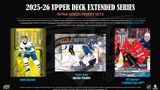 2025/26 Upper Deck Extended Series Hockey Blaster Box 4 Packs Per Box, 12 Cards Per Pack