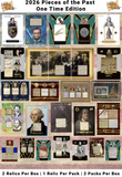 2026 Keepsake Pieces of the Past One Time Edition Hobby Box 2 Packs Per Box, 1 Card Per Pack