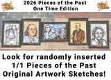 2026 Keepsake Pieces of the Past One Time Edition Hobby Box 2 Packs Per Box, 1 Card Per Pack