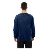 Men's Toronto Argonauts New Era Turf Traditions Vintage Fleece Crewneck Sweatshirt - Navy