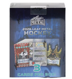 2026 Leaf Metal Hockey Hobby Box 3 Cards Per Box
