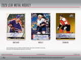 2026 Leaf Metal Hockey Hobby Box 3 Cards Per Box