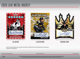 2026 Leaf Metal Hockey Hobby Box 3 Cards Per Box