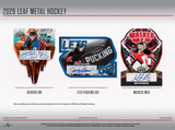 2026 Leaf Metal Hockey Hobby Box 3 Cards Per Box