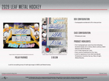 2026 Leaf Metal Hockey Hobby Box 3 Cards Per Box