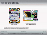 2026 Leaf Vivid Baseball Hobby Box 8 Cards Per Box - Factory Sealed