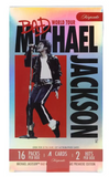 2025 Michael Jackson Bad World Tour Keepsake Premiere Edition Hobby Box 16 Packs Per Box, 4 Cards Per Pack