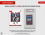 2025 Michael Jackson Bad World Tour Keepsake Premiere Edition Hobby Box 16 Packs Per Box, 4 Cards Per Pack