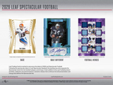 2026 Leaf Spectacular Football Hobby Box 7 Cards Per Box