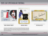 2026 Leaf Spectacular Football Hobby Box 7 Cards Per Box