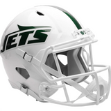 NFL Football Riddell 2026 White Out Alt New York Jets Full Size Revolution Speed Replica Helmet