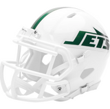 NFL Football Riddell 2026 White Out New York Jets Mini Revolution Speed Replica Helmet