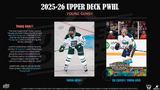 2025/26 Upper Deck PWHL Hockey Blaster Box 5 Packs Per Box, 6 Cards Per Pack