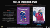 2025/26 Upper Deck PWHL Hockey Blaster Box 5 Packs Per Box, 6 Cards Per Pack