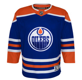 Edmonton Oilers Toddler Ages 2-4T Leon Draisaitl Blue Premier - Player Hockey Jersey