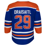 Edmonton Oilers Blue Premier Preschool Ages 4-7 Years Old Hockey Jersey - Leon Draisaitl