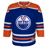 Edmonton Oilers Blue Premier Preschool Ages 4-7 Years Old Hockey Jersey - Leon Draisaitl