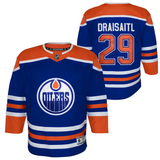 Edmonton Oilers Blue Premier Preschool Ages 4-7 Years Old Hockey Jersey - Leon Draisaitl
