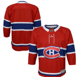 Montreal Canadiens Red Premier Preschool Ages 4-7 Years Old Hockey Jersey - Blank