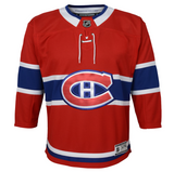 Montreal Canadiens Red Premier Preschool Ages 4-7 Years Old Hockey Jersey - Blank