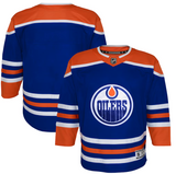 Edmonton Oilers Blue Premier Preschool Ages 4-7 Years Old Hockey Jersey - Blank