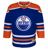 Edmonton Oilers Blue Premier Preschool Ages 4-7 Years Old Hockey Jersey - Blank