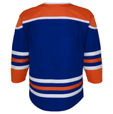 Edmonton Oilers Blue Premier Preschool Ages 4-7 Years Old Hockey Jersey - Blank