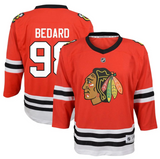 Chicago Blackhawks Toddler Ages 2-4T Connor Bedard Red Premier - Player Hockey Jersey