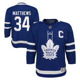 Toronto Maple Leafs Toddler Ages 2-4T Auston Matthews Blue Premier - Player Hockey Jersey