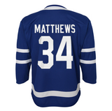 Toronto Maple Leafs Toddler Ages 2-4T Auston Matthews Blue Premier - Player Hockey Jersey