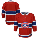 Montreal Canadiens Toddler Ages 2-4T Blank Red Premier - Player Hockey Jersey