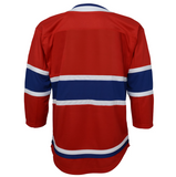 Montreal Canadiens Toddler Ages 2-4T Blank Red Premier - Player Hockey Jersey