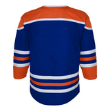 Edmonton Oilers Toddler Ages 2-4T Blank NHL Blue Premier - Player Hockey Jersey